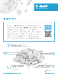 Thumbnail of document Spanish ibuprofen portfolio brochure