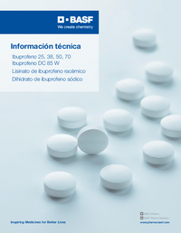 Thumbnail of document BASF PHA 002599 Ibuprofen Technical Brochure letter RZ ES LA