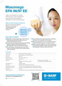 Thumbnail of document Omega-3 Maxomega EPA 96 97 EE Handout
