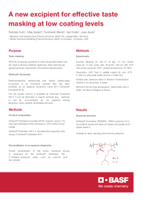 Thumbnail of document A new excipient for effective taste masking at low coating levels