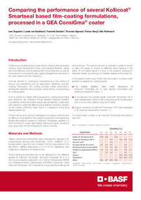 Thumbnail of document Comparing the performance of several Kollicoat Smartseal based film coating formulations processed in a GEA Consi Gma coater
