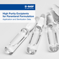 Thumbnail of document High Purity Excipients for Parenteral Formulation: Application and Sterilization Data