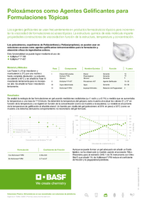 Thumbnail of document Poloxámeros como Agentes Gelificantes para Formulaciones Tópicas