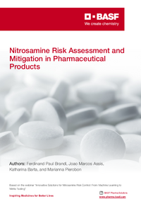 Thumbnail of document Nitrosamine Risk Assessment and Mitigation in Pharmaceutical Products