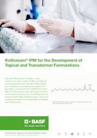 Thumbnail of document Kollicream® IPM for the Development of Topical and Transdermal Formulations