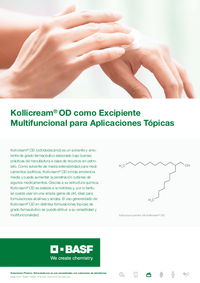 Thumbnail of document Kollicream® OD como Excipiente Multifuncional para Aplicaciones Tópicas