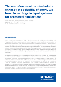 Thumbnail of document Kolliphor® HS 15 Case Study