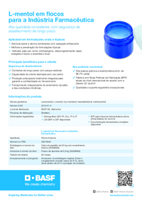 Thumbnail of document Menthol Flakes One Pager Portuguese 2022