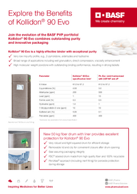 Thumbnail of document Explore the Benefits of Kollidon® 90 Evo