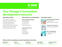 Thumbnail of document Your Omega-3 formulation development resource