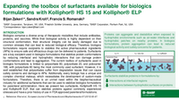 Thumbnail of document Expanding the toolbox of surfactants available for biologics formulations with Kolliphor® HS 15 and Kolliphor® ELP