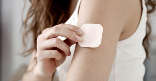 Stock photo contraception patch 174198809