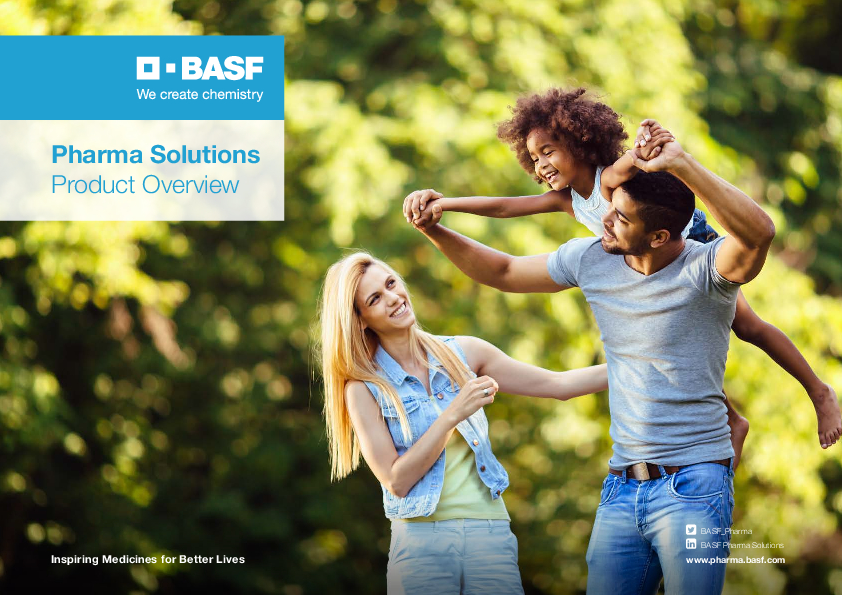 Thumbnail of document BASF Pharma Solutions Main Product Catalog